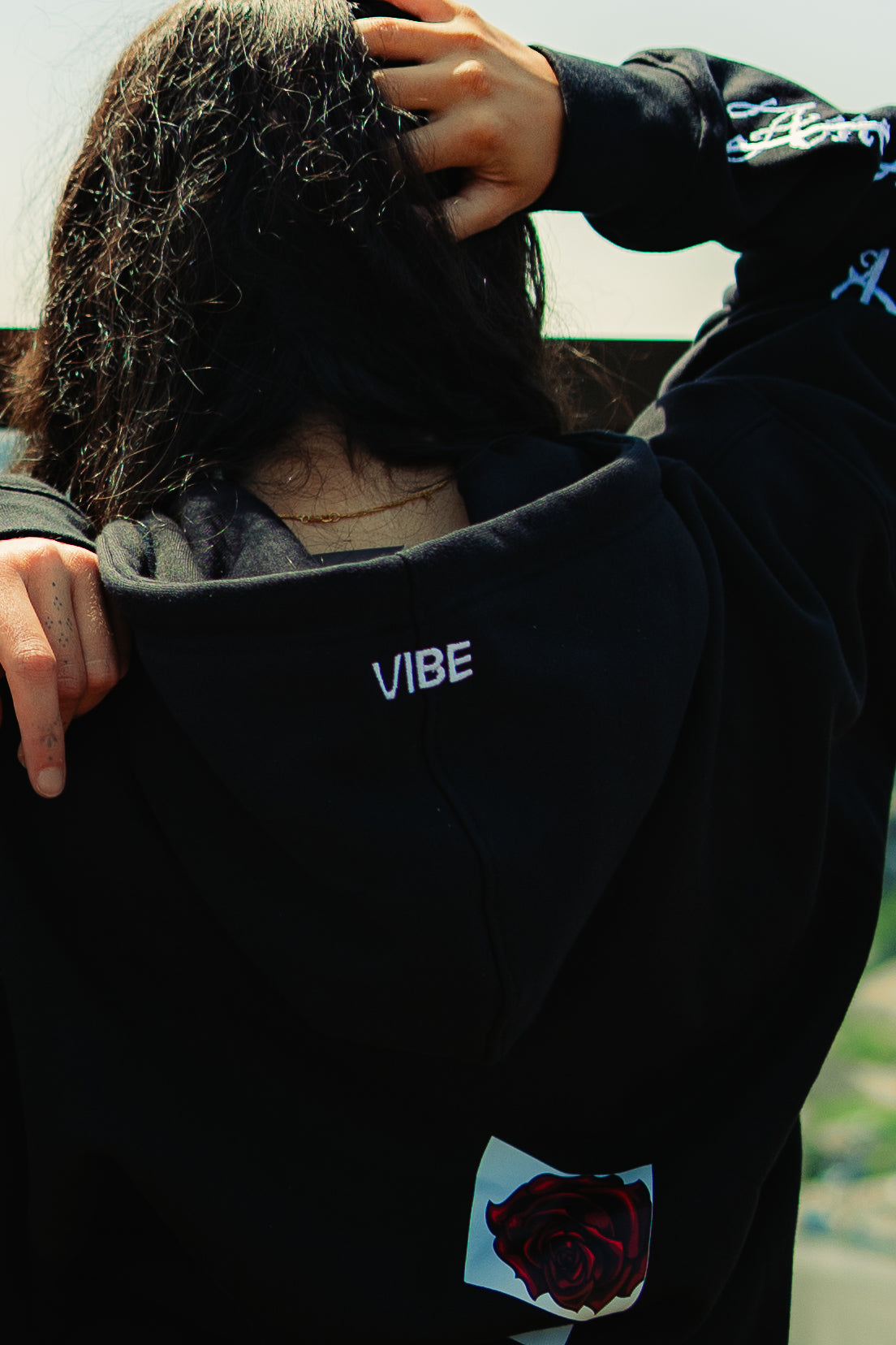 VIBE in Roses Hoodies That Outlast the Moment