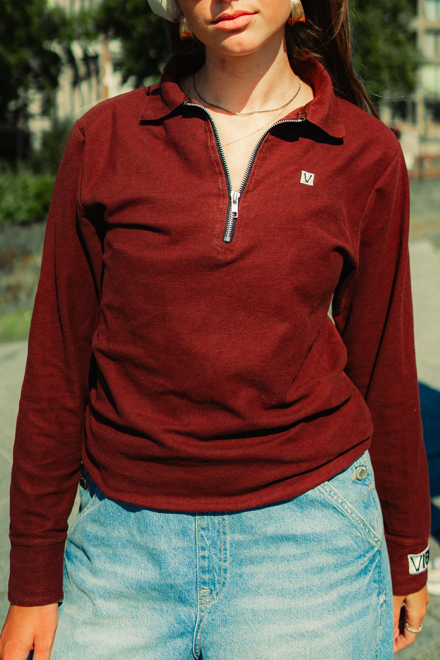 Long sleeve VIBE POLO's with Zipper